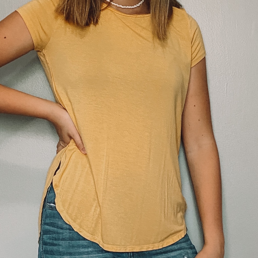 yellow girls top
